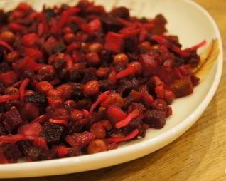 Винегрет с квашеной капустой