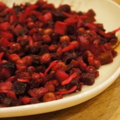 Винегрет с квашеной капустой