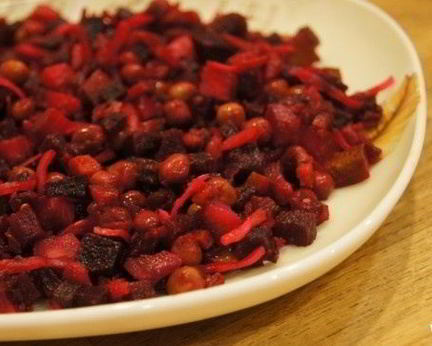 Винегрет с квашеной капустой