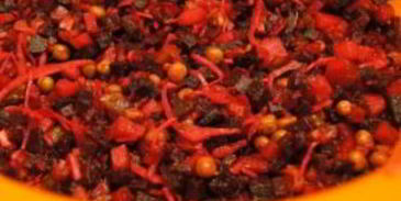 винегрет с квашеной капустой