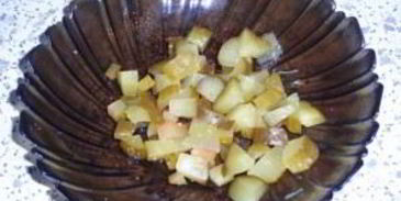 винегрет с малосольной селедкой