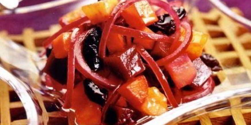 Рецепт винегрета с манго