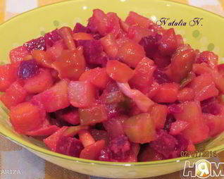 Винегрет с опятами