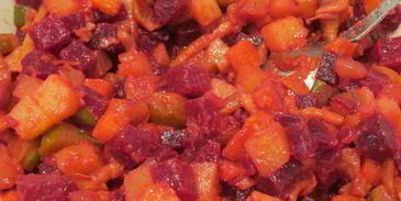 винегрет с опятами