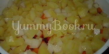 винегрет с сельдью и консервированной фасолью