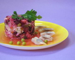 Винегрет с сельдью