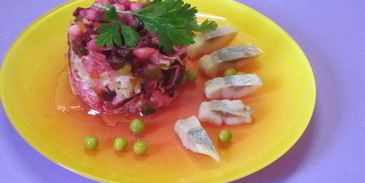 винегрет с сельдью