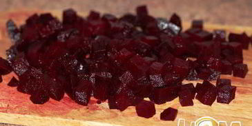 винегрет с солеными грибами