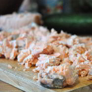 Рецепт Зеленого салата с семгой и фетой