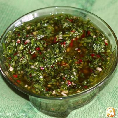 Аргентинский соус Чимичурри