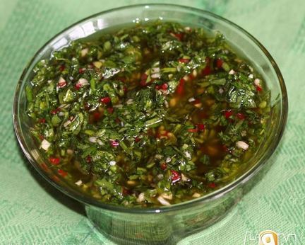 Аргентинский соус Чимичурри