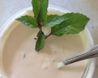 Чесночно-базиликовый соус