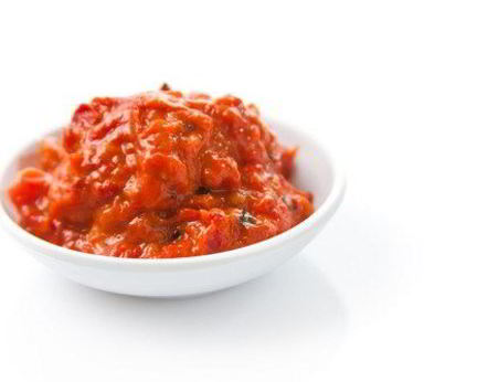 Дип из жареных перцев с имбирем