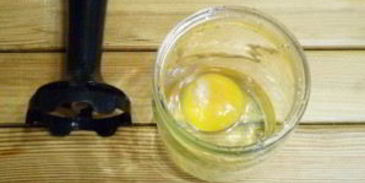 домашний майонез на курином яйце с чесноком и зеленью