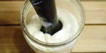 домашний майонез на курином яйце с чесноком и зеленью