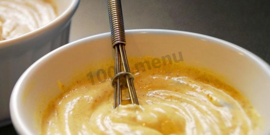 Рецепт домашнего майонеза с вареным яичным желтком и горчицей