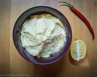 Домашний майонез с запеченым чесноком и перцем