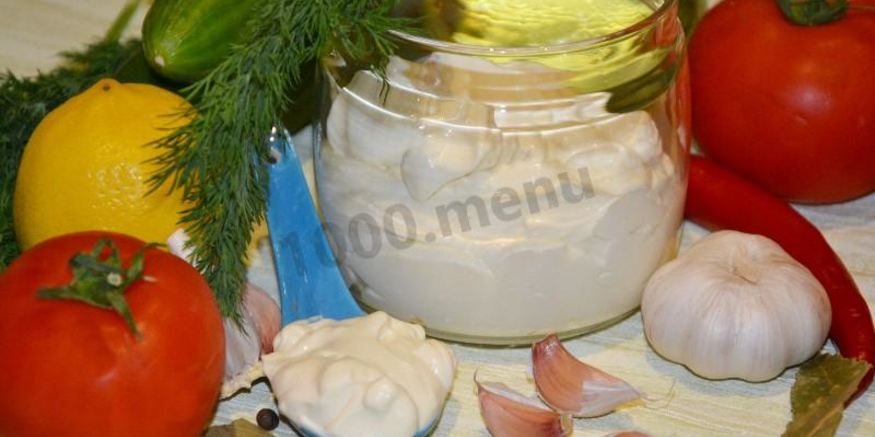 Рецепт домашнего майонеза за 30 секунд