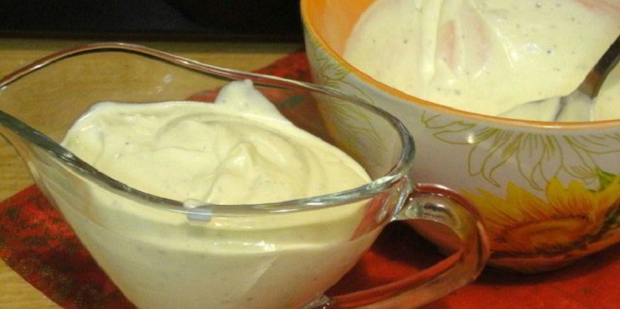 Рецепт майонеза из сметаны