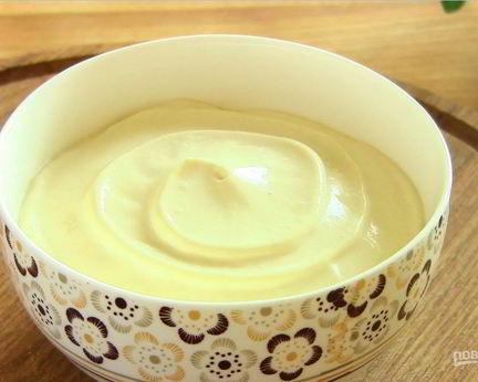 Майонез на молоке без яиц