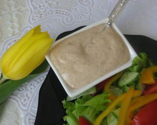 Постный майонез из льняной муки