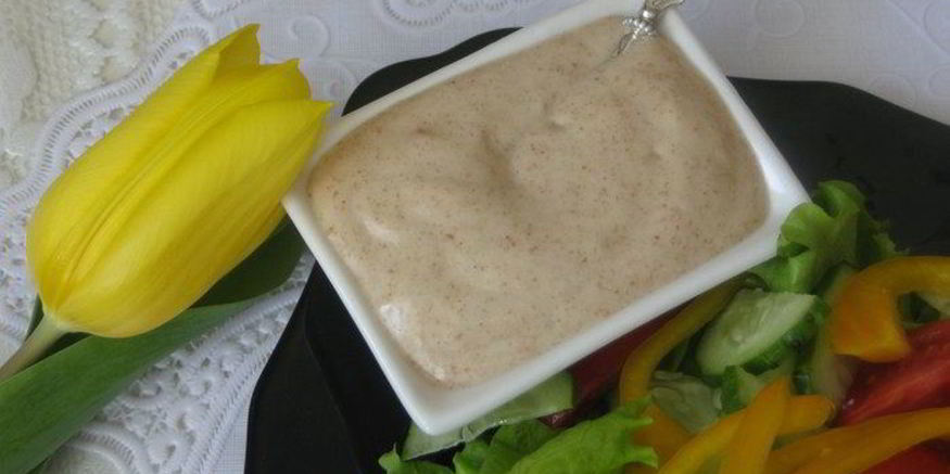 Рецепт постного майонеза из льняной муки