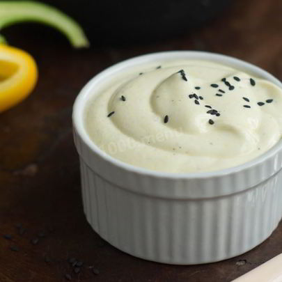 Вегетарианский майонез без яиц