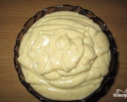 Вегетарианский майонез из сметаны