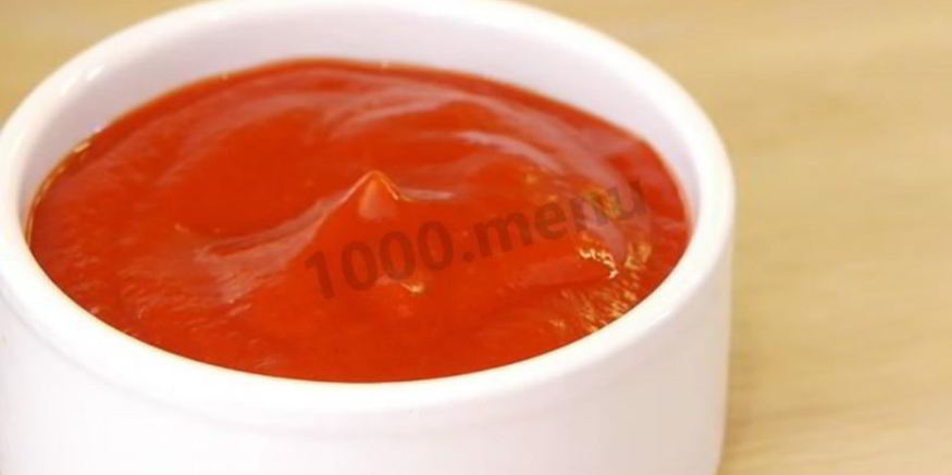 Рецепт кетчупа из томатной пасты домашний
