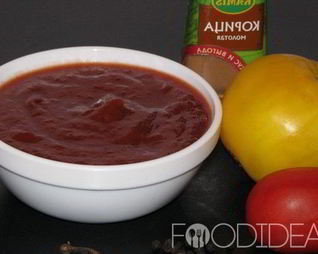 Кетчуп со сливами и яблоками