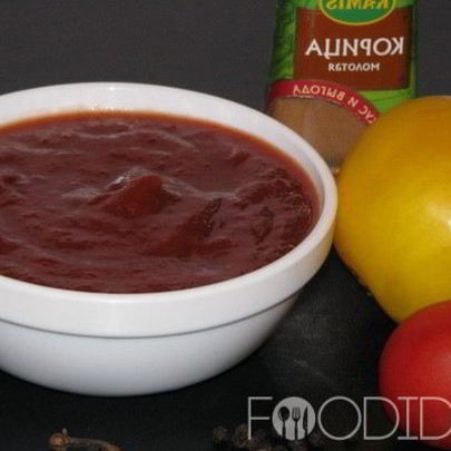 Кетчуп со сливами и яблоками