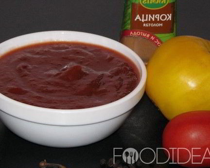 Кетчуп со сливами и яблоками