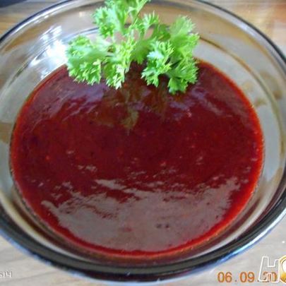 Малиновый соус к мясу