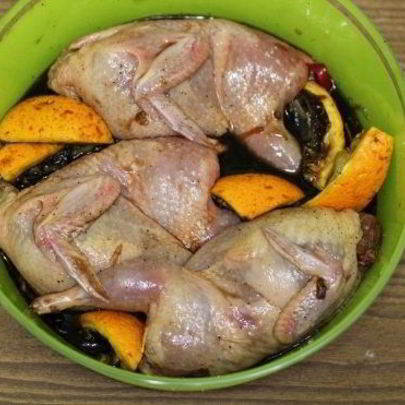 Маринад для перепелов на гриле