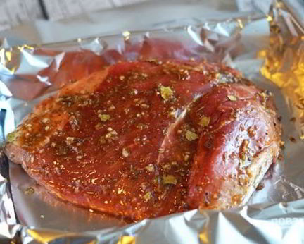 Маринад для свинины в фольге