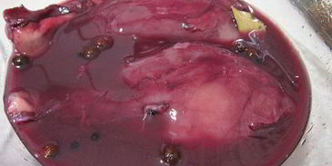 пастрома из куриной грудки в винном маринаде