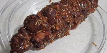 пастрома из куриной грудки в винном маринаде