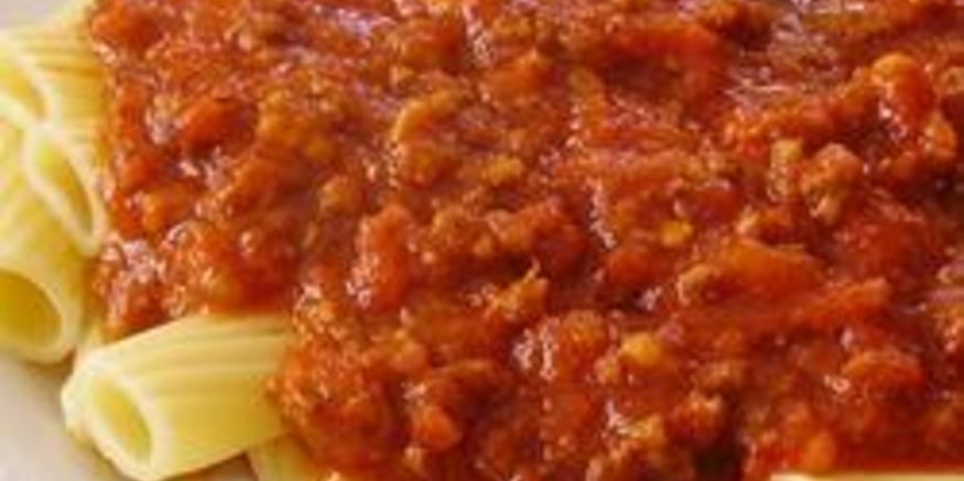 Рецепт мясного томатного соуса для макарон