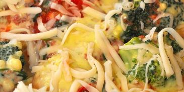 куриные полпетты под сальсой и бешамель