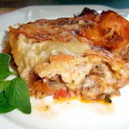 Рецепт Лазаний с фаршем бешамель домашняя в духовке
