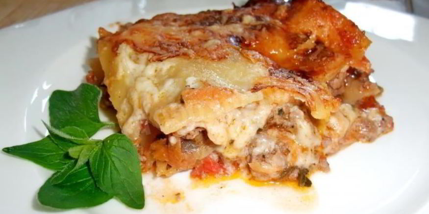 Рецепт лазаний с фаршем бешамель домашняя в духовке