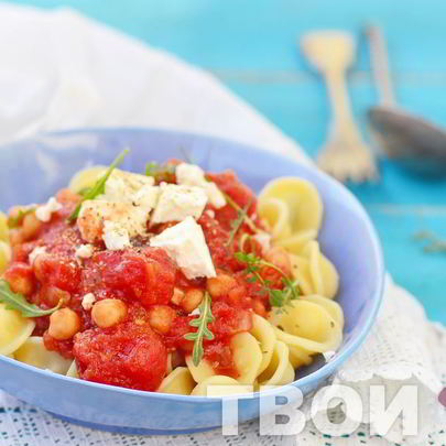 Соус для макарон с нутом