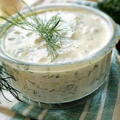 Соус Дзадзики с оливковым маслом