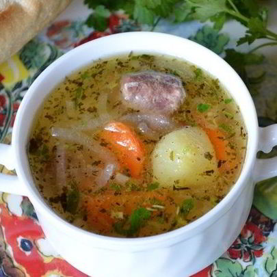 Соус из говядины с картошкой