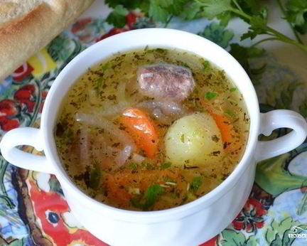 Соус из говядины с картошкой