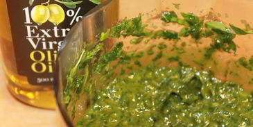 чесночно-базиликовый песто