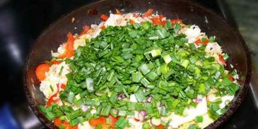 овощи пассированные с соусом песто