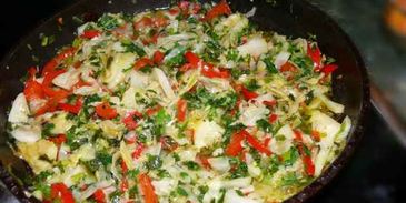 овощи пассированные с соусом песто