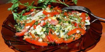 овощи пассированные с соусом песто