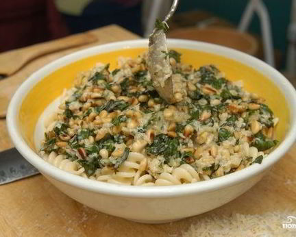 Песто на сковороде